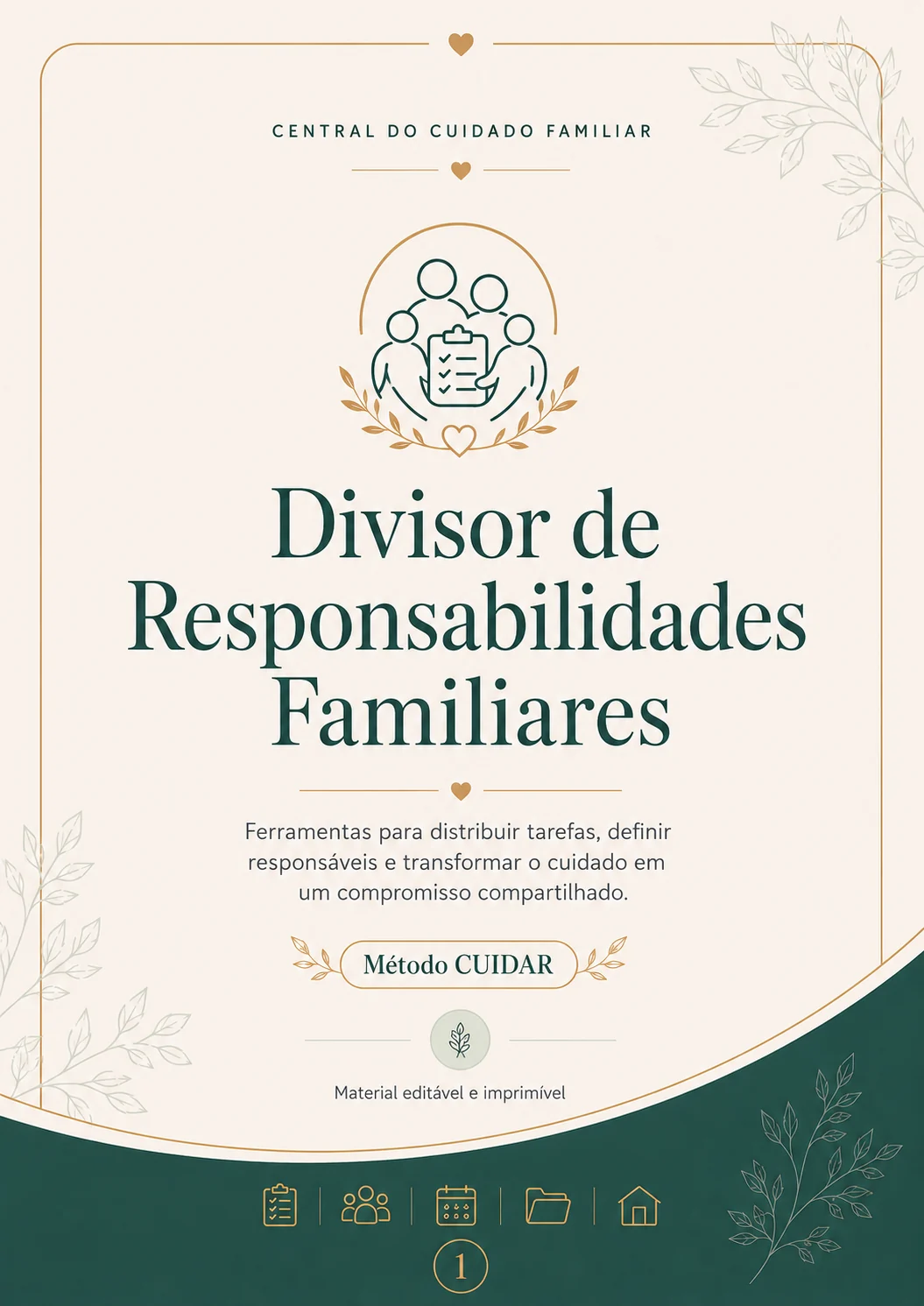 Capa do Divisor de Responsabilidades Familiares